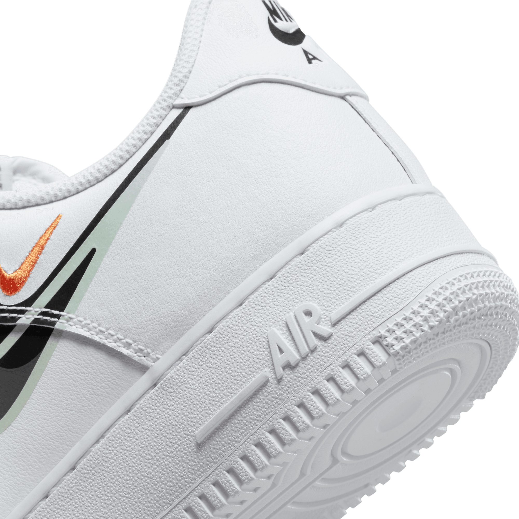 air force 1 quadruple swoosh
