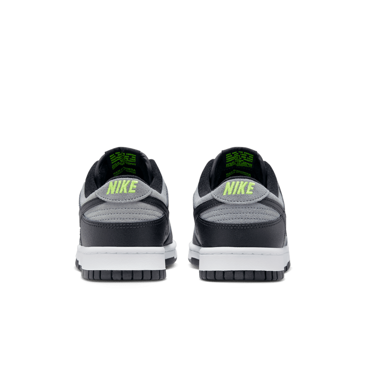 Nike Dunk Low Black Grey Volt Angle 3