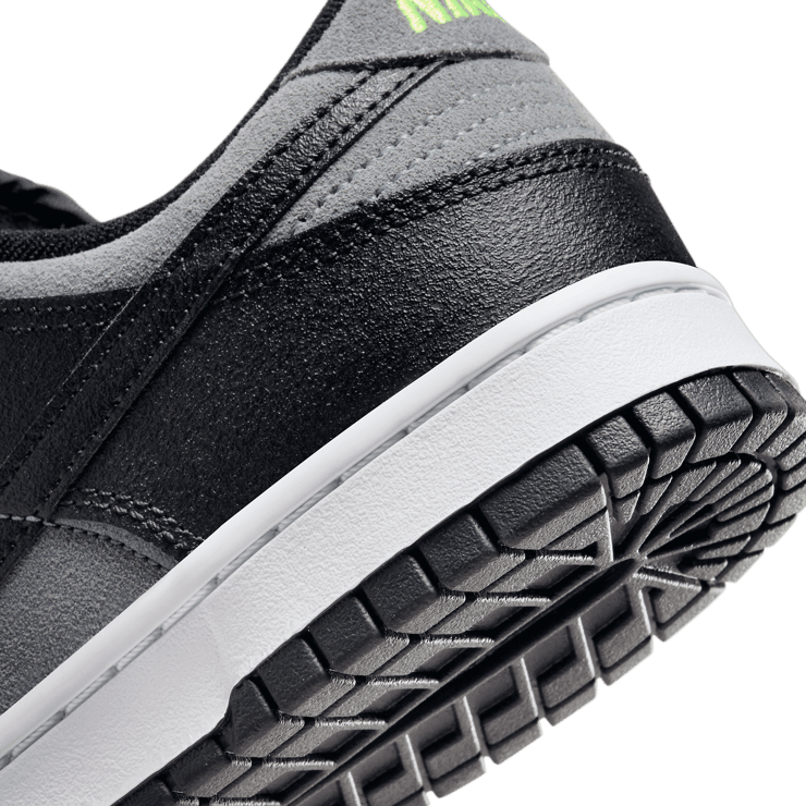 Nike Dunk Low Black Grey Volt Angle 5
