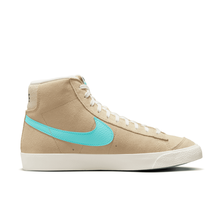 Nike Blazer Mid Tan Blue Angle 1