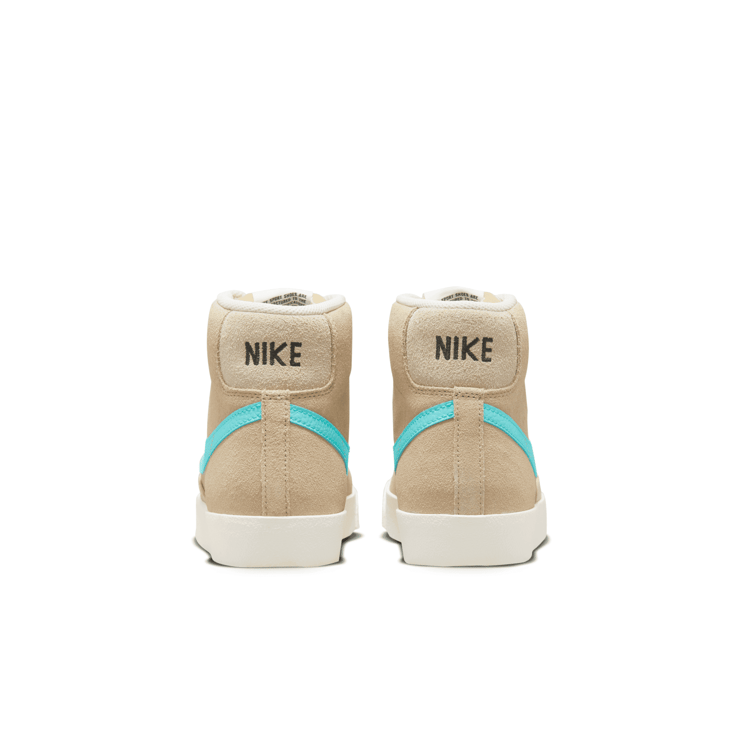 Nike Blazer Mid Tan Blue Angle 4