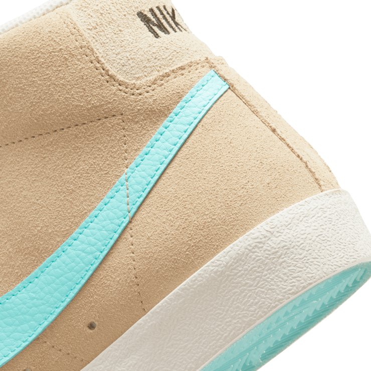 Nike Blazer Mid Tan Blue Angle 6