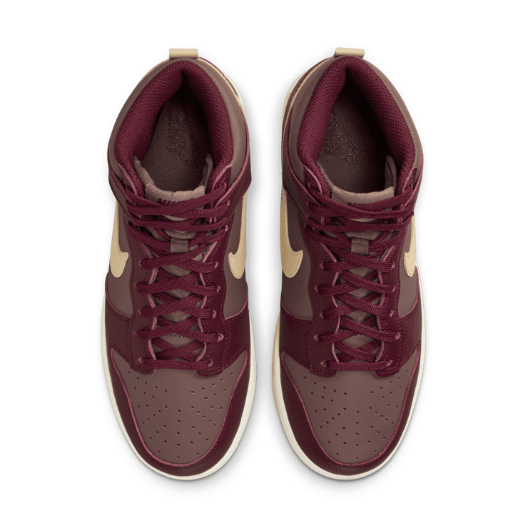 Nike Dunk High Plum Eclipse Pale Vanilla (W) Angle 1