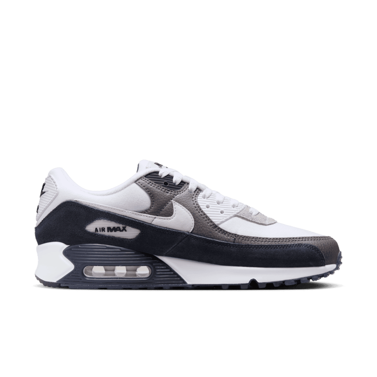 Nike Air Max 90 Flat Pewter White Obsidian Angle 1