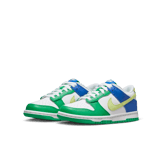 Nike Dunk Low Green Royal Lemon (GS) Angle 2
