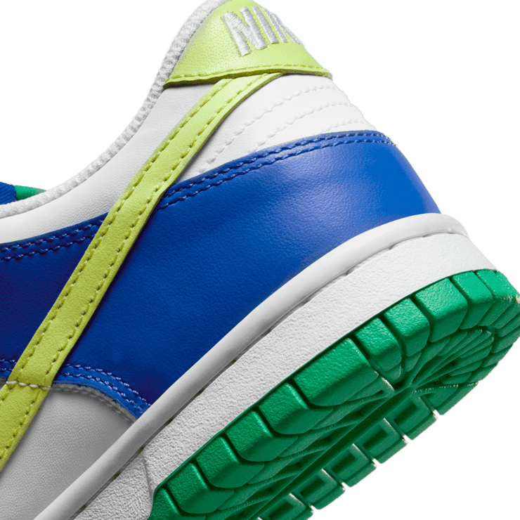 Nike Dunk Low Green Royal Lemon (GS) Angle 5