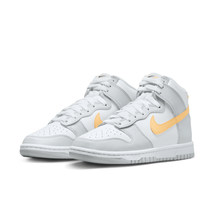 Nike Dunk High Pure Platinum Melon Tint Angle 2