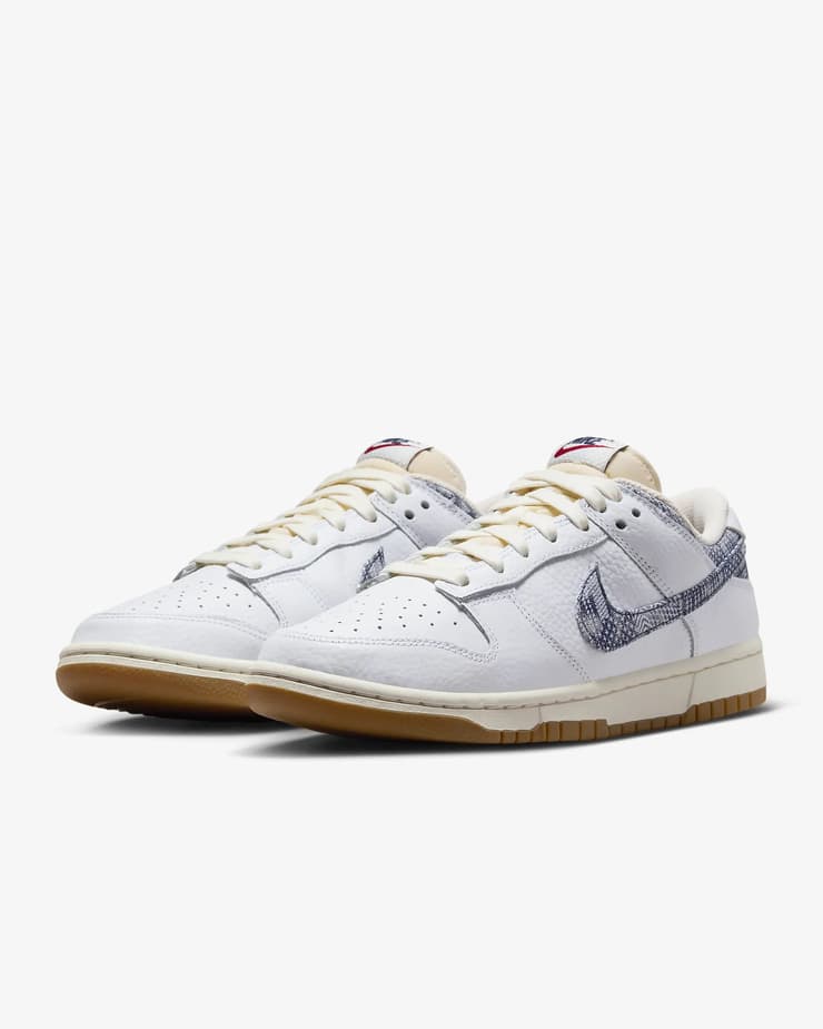 Nike Dunk Low Sail Washed Denim Angle 3