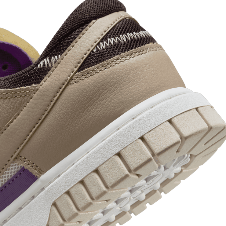 Nike Dunk Low Remastered Khaki Purple Angle 5