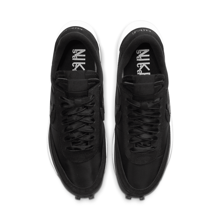 sacai x Nike LD Waffle Nylon Black Angle 1