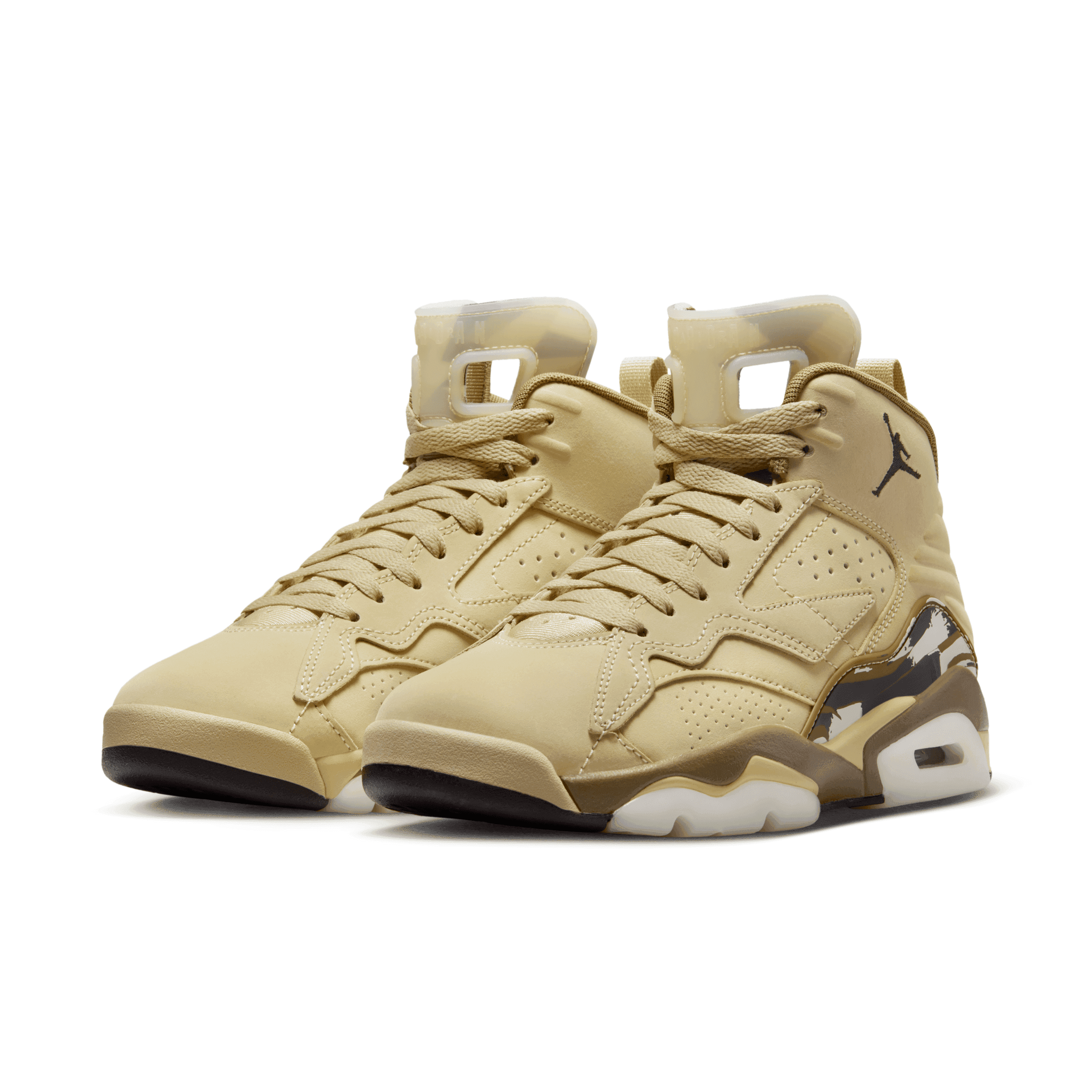 Air Jordan MVP Team Gold Brown Kelp (W) Angle 3