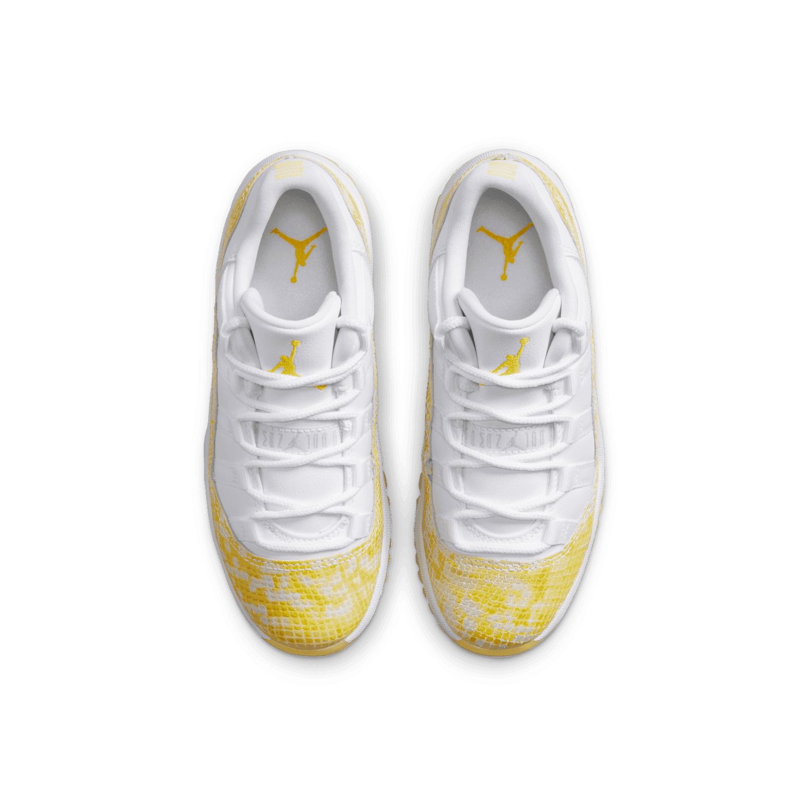 jordan 11 white and yellow