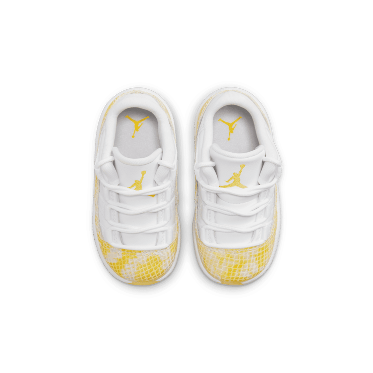 Air Jordan 11 Low Snake Yellow Python (TD) Angle 1