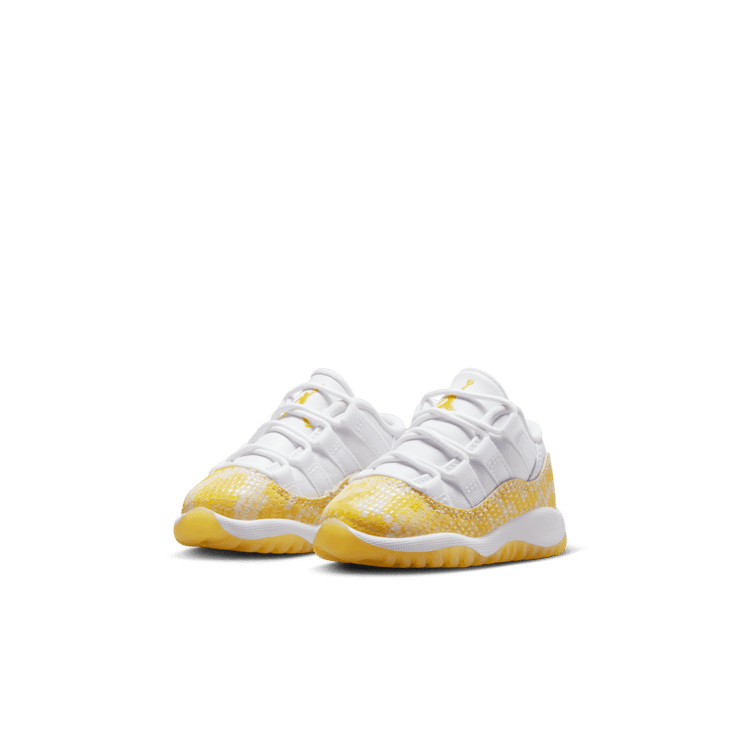 Air Jordan 11 Low Snake Yellow Python (TD) Angle 2