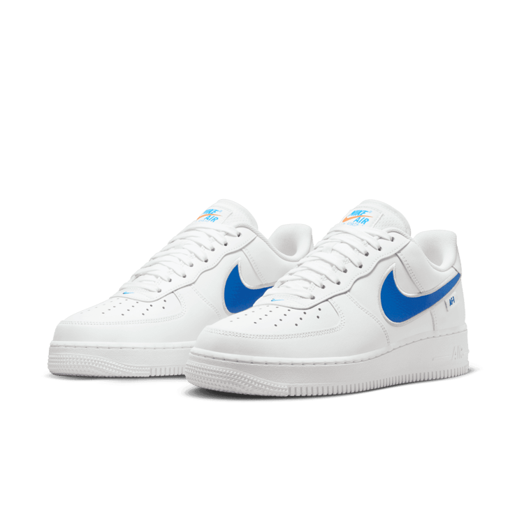 Nike Air Force 1 Low Oversized Swoosh Summit White Photo Blue Angle 2