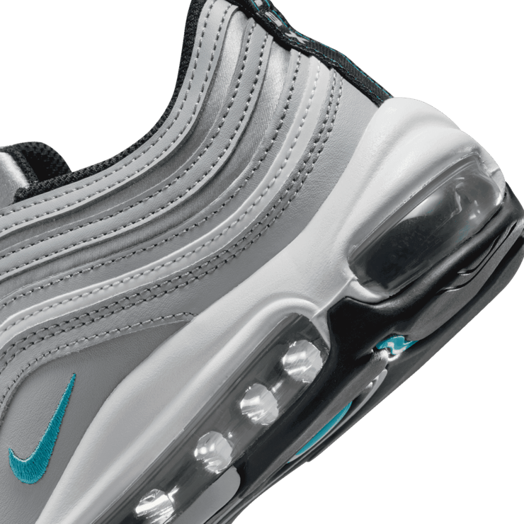 Nike Air Max 97 Wolf Grey Teal Nebula (W) Angle 5