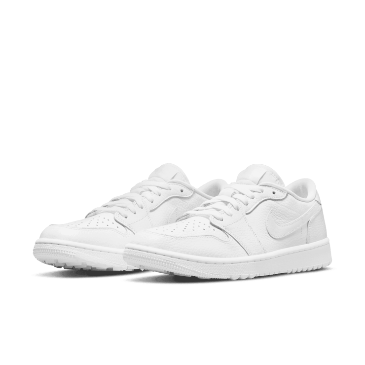 Air Jordan 1 Low Golf Triple White Angle 2