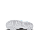 Nike Air Force 1 Low Cut-Out White Aqua (GS) Angle 0