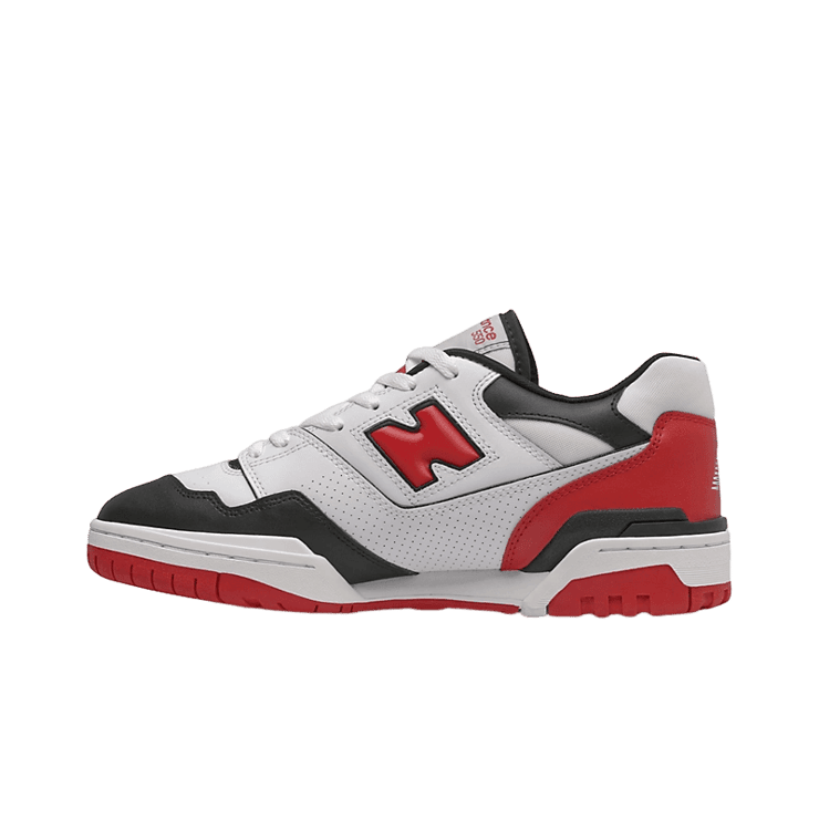 New Balance 550 White Red Black Angle 0