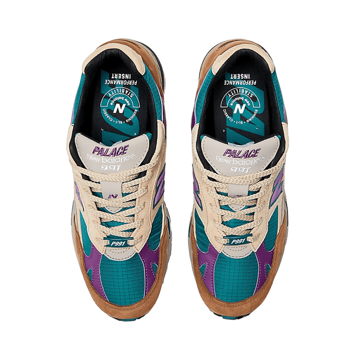 New Balance 991 Made In UK Palace Teal Angle 1