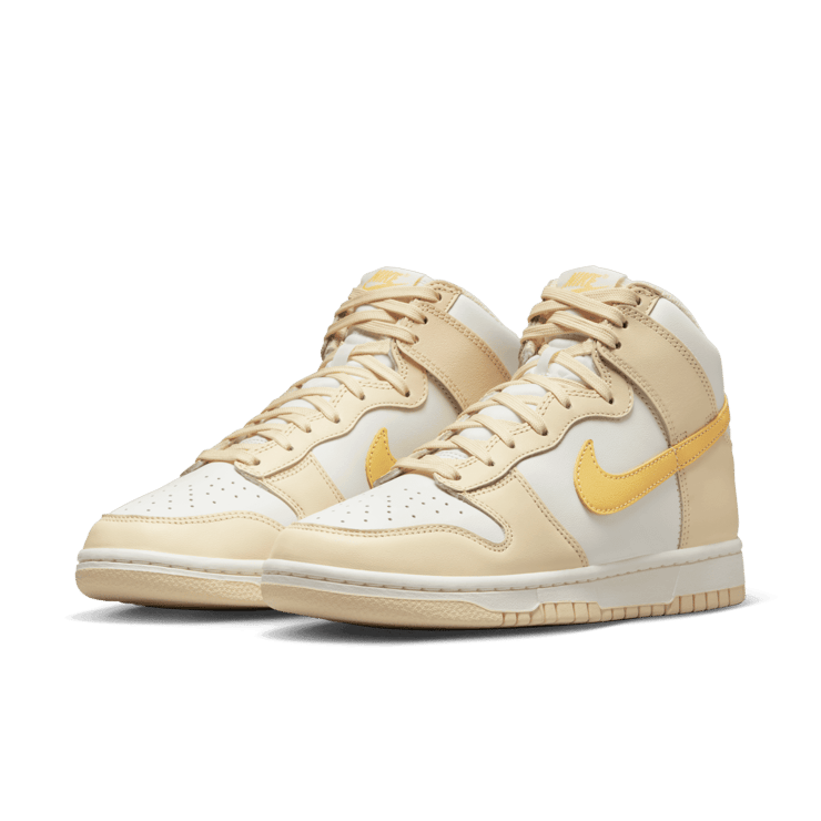 Nike Dunk High Pale Vanilla Topaz Gold (W) Angle 2