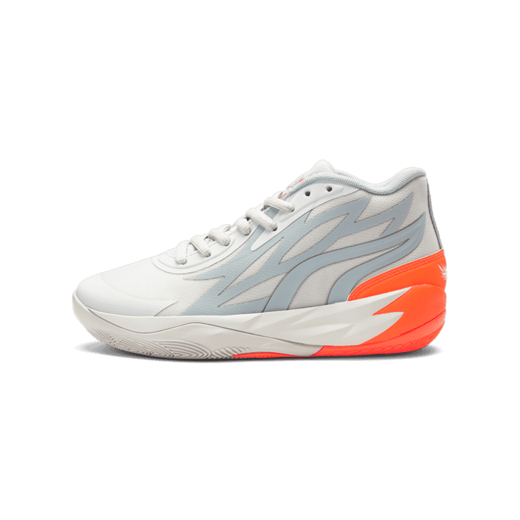 Puma LaMelo Ball MB.02 Grey Orange (GS) Angle 1