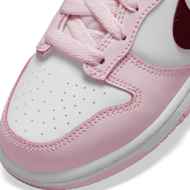 Nike Dunk Low Pink Foam/Dark Beetroot (PS) Angle 4