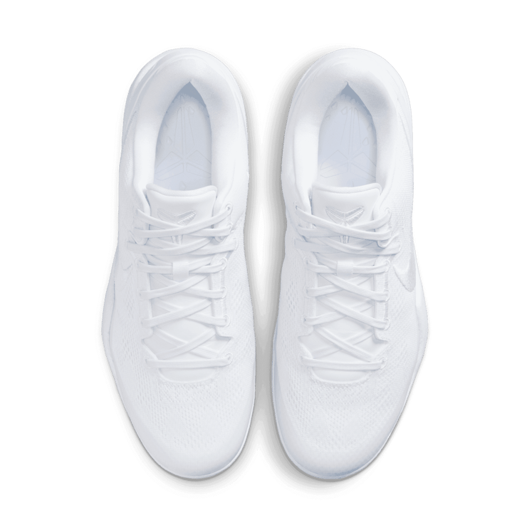 Nike Kobe 8 Protro Halo Triple White Angle 1