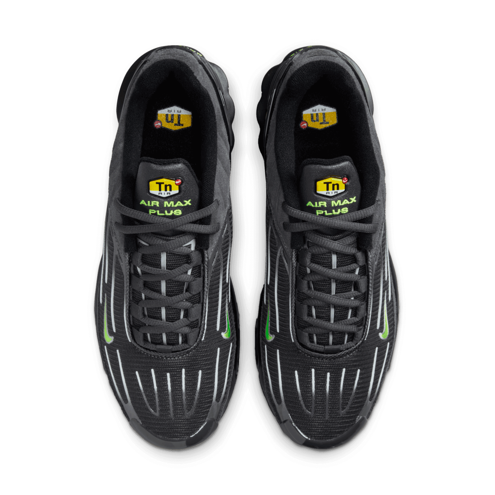nike air max plus black and volt