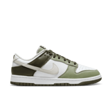 Nike Dunk Low White Oil Green Cargo Khaki Angle 1