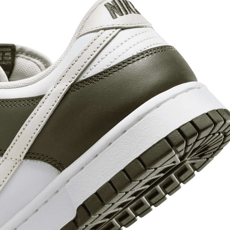 Nike Dunk Low White Oil Green Cargo Khaki Angle 6
