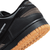 Nike Dunk Low Scrap Black Gum Angle 5