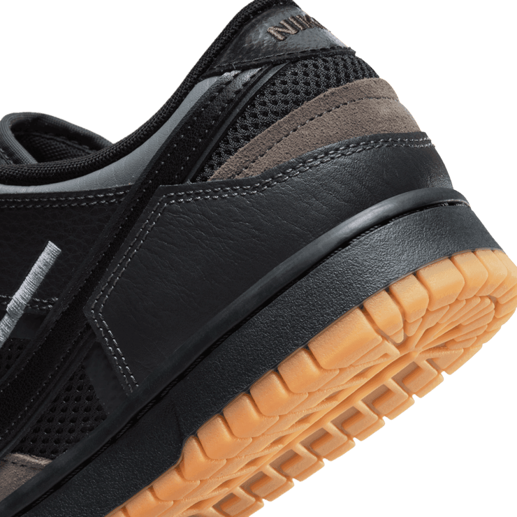 Nike Dunk Low Scrap Black Gum Angle 5