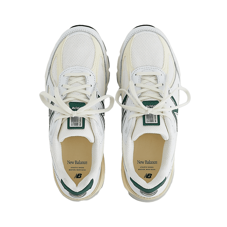 New Balance 990v4 Made in USA by Teddy Santis White Green Angle 0