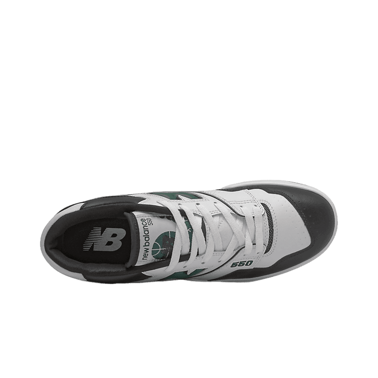 New Balance 550 White Green Black Angle 1