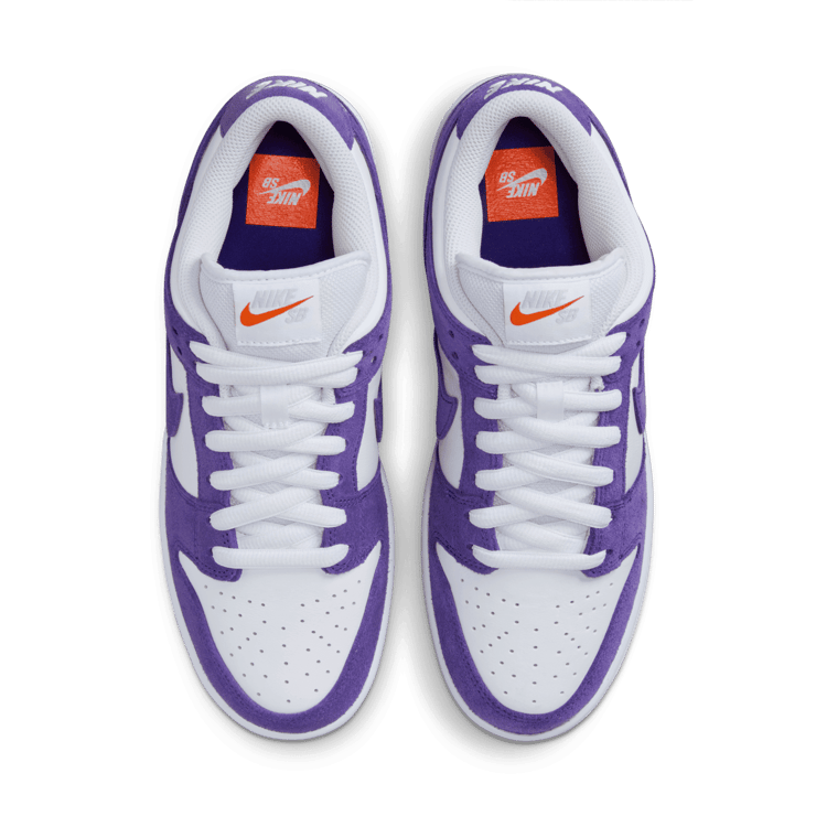 Nike SB Dunk Low Pro ISO Orange Label Court Purple Angle 1