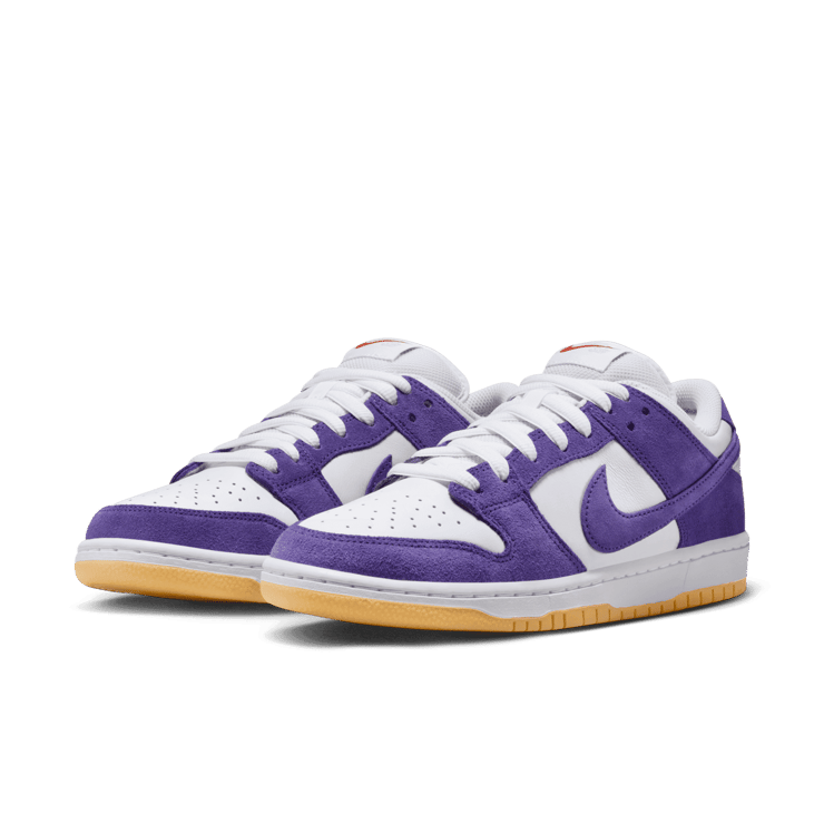 Nike SB Dunk Low Pro ISO Orange Label Court Purple Angle 2