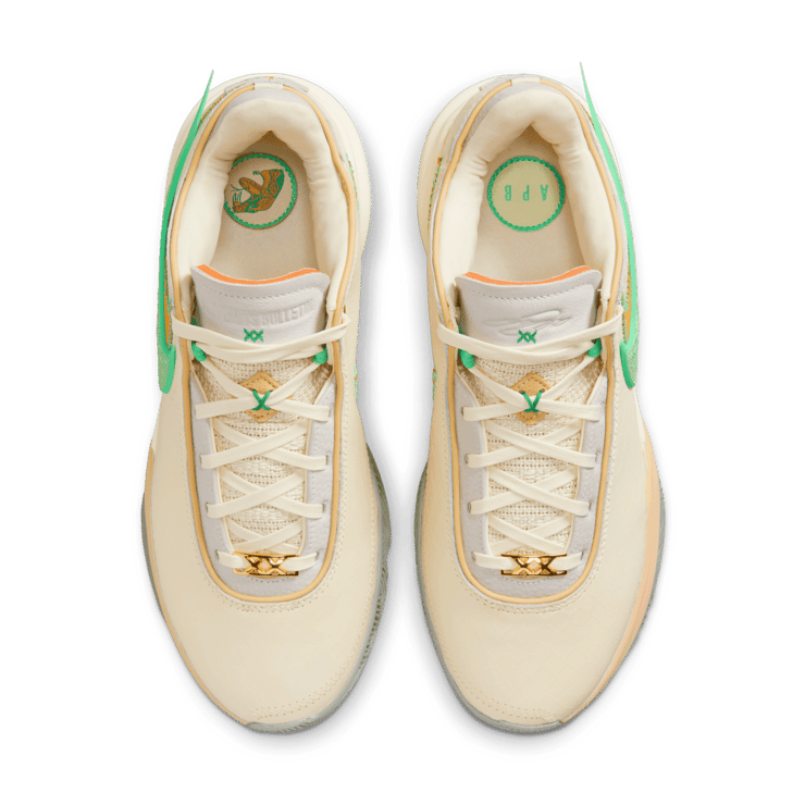 Nike LeBron 20 FAMU Coconut Milk Angle 1