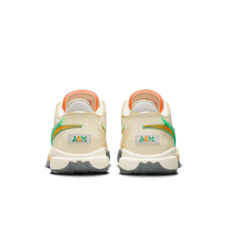 Nike LeBron 20 FAMU Coconut Milk Angle 3