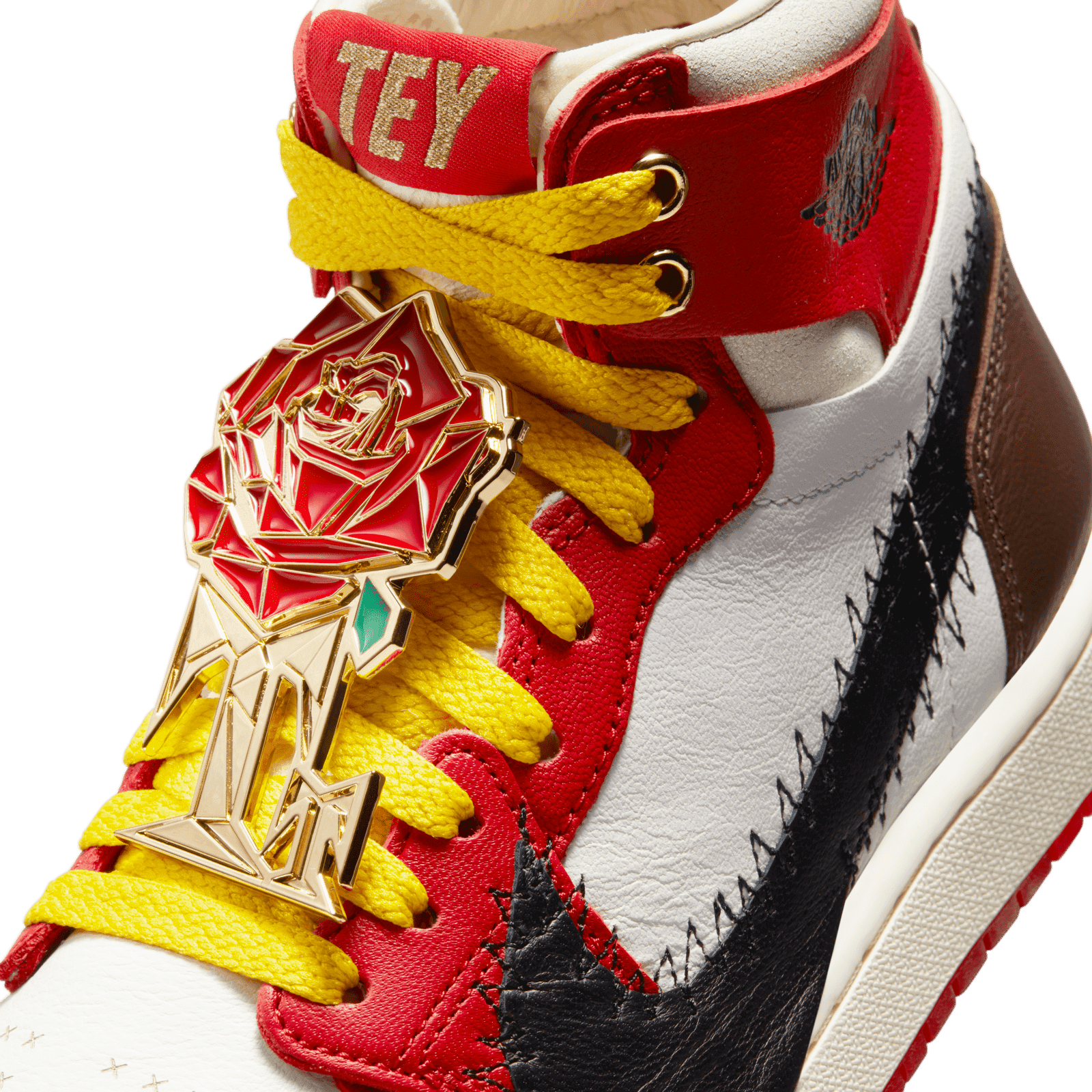 jordan 1 yellow roses