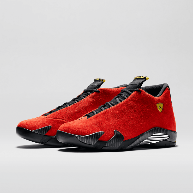 Air Jordan 14 Retro Ferrari Angle 2