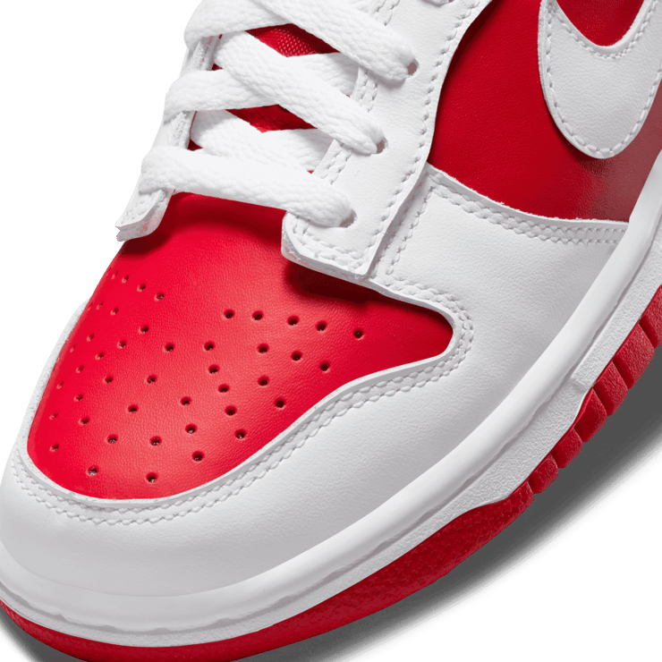 Nike Dunk Low Championship Red (2021) (GS) Angle 4