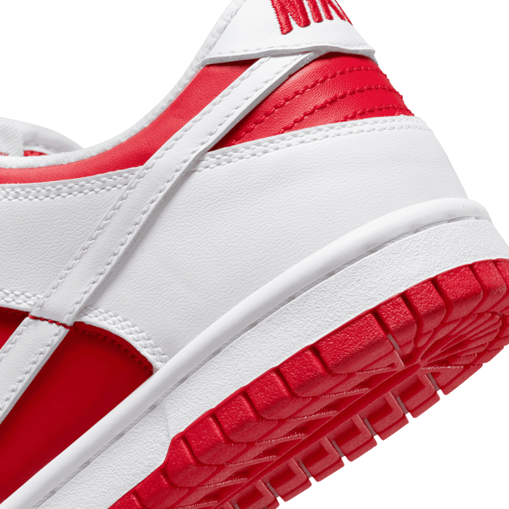 Nike Dunk Low Championship Red (2021) (GS) Angle 5