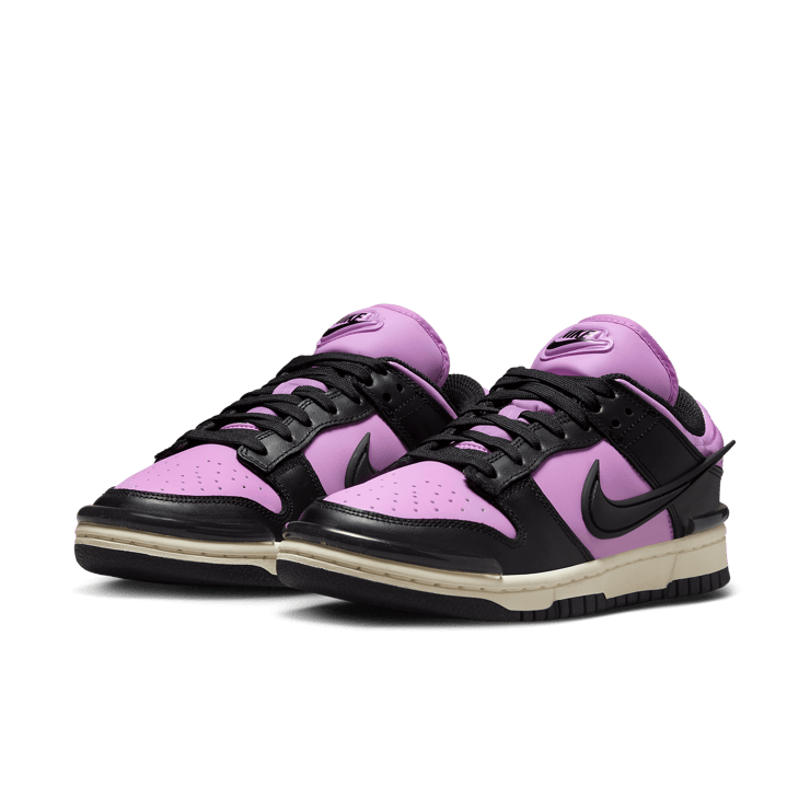 Nike Dunk Low Twist Rush Fuchsia Black (W) Angle 2