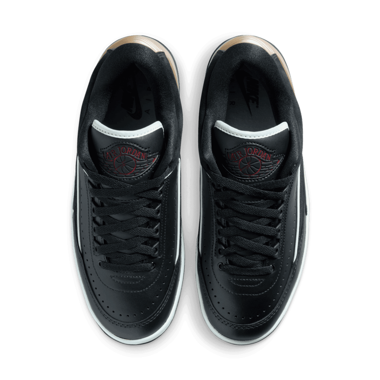 Air Jordan 2 Retro Low Black Varsity Red (W) Angle 1