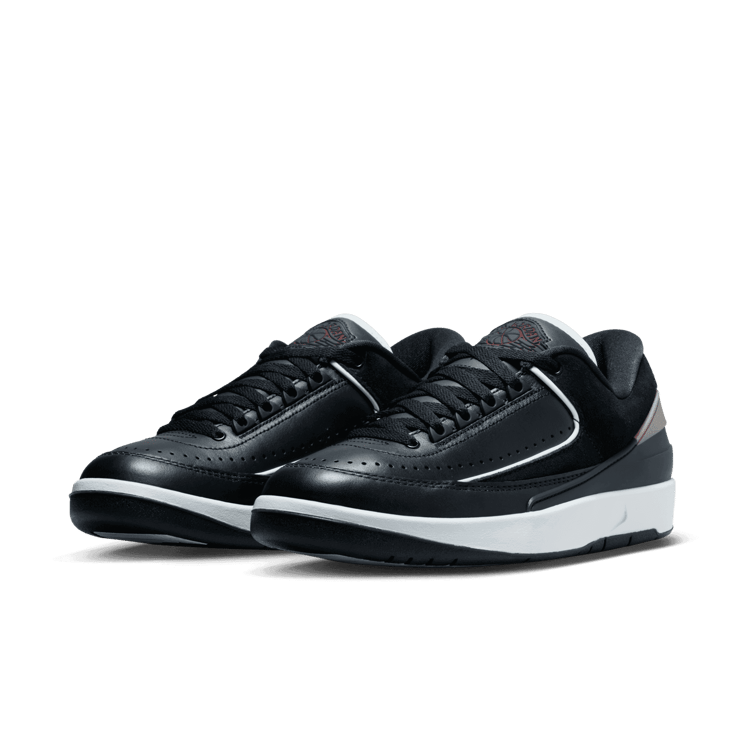 Air Jordan 2 Retro Low Black Varsity Red (W) Angle 2