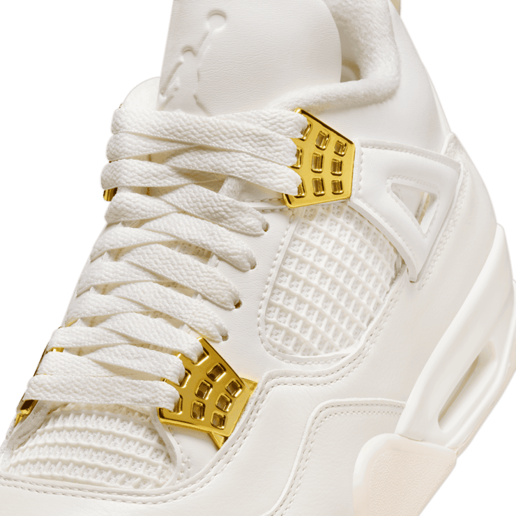 Air Jordan 4 Retro Metallic Gold (W) Angle 5