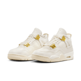 Air Jordan 4 Retro Metallic Gold (W) Angle 2