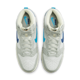 Nike Dunk High Split Summit White Baltic Blue Deep Royal Blue Angle 1
