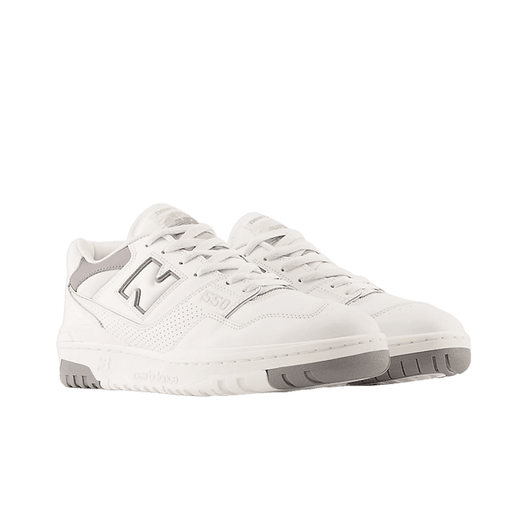 New Balance 550 White Grey Cream Angle 2